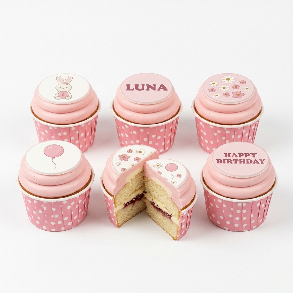 Cute Birthday Cupcakes for Girls
