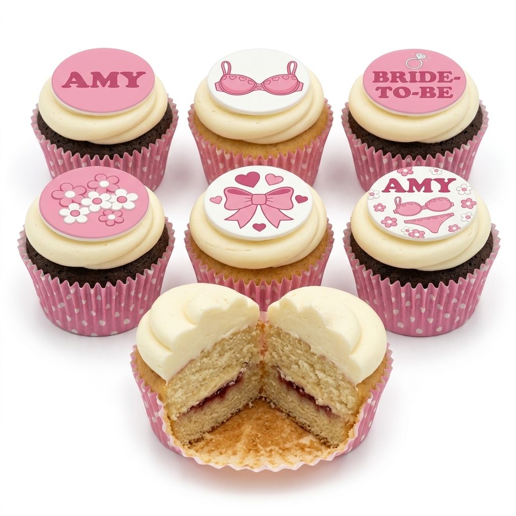 Hen Party Cupcakes for Bride-to-Be