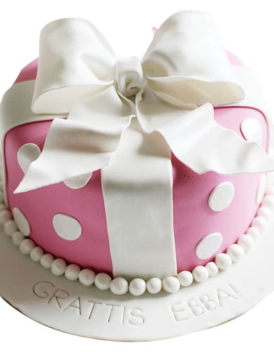 Pink Polka Dot Cake