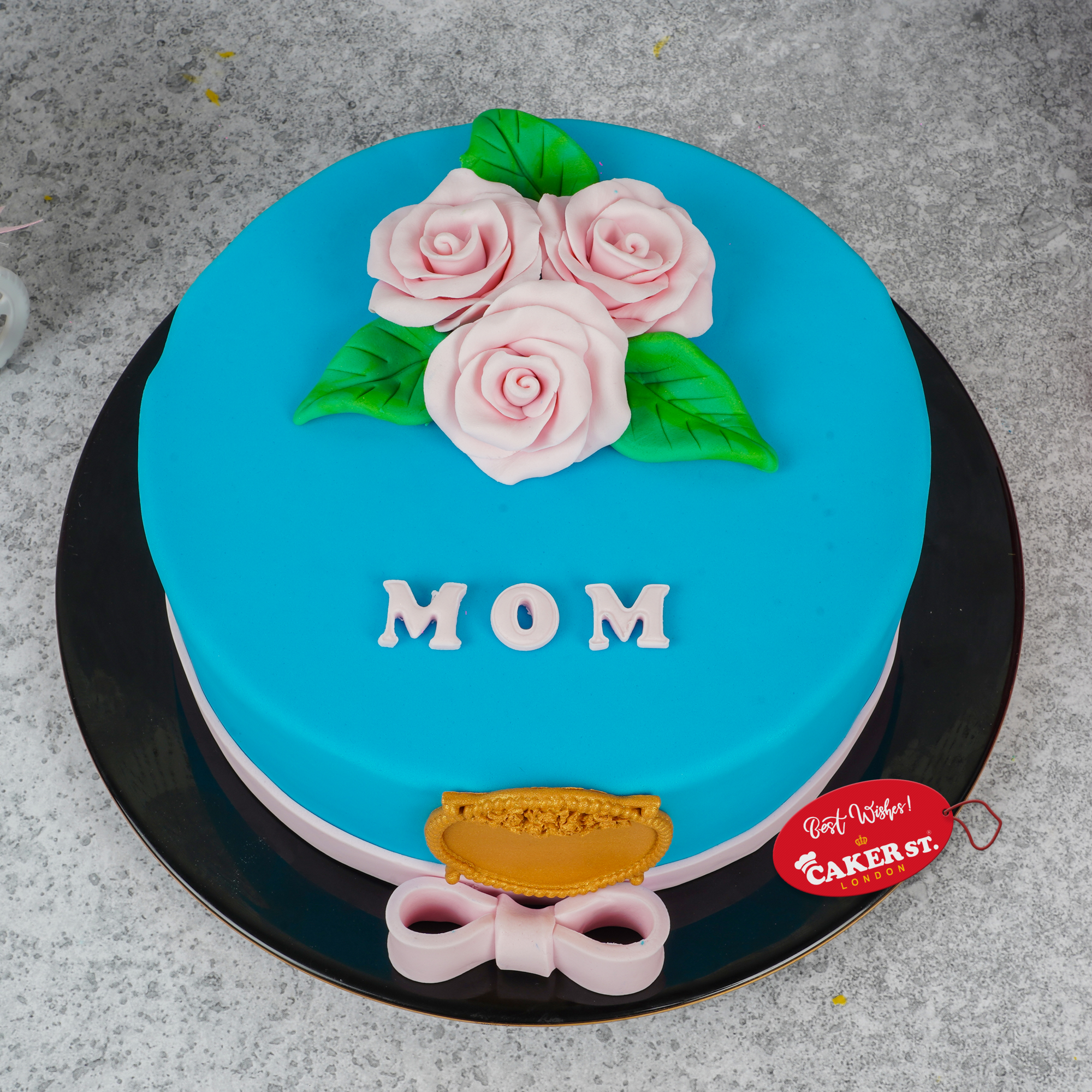  Pink Rose Mothers Cake