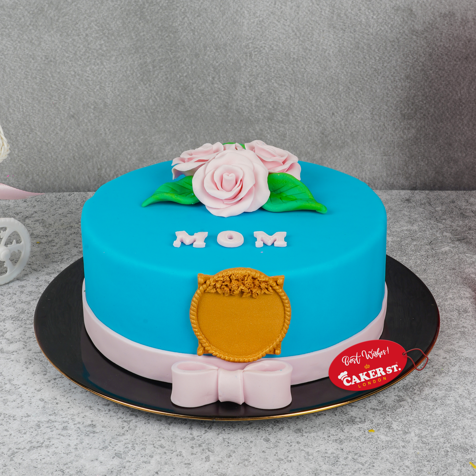  Pink Rose Mothers Cake