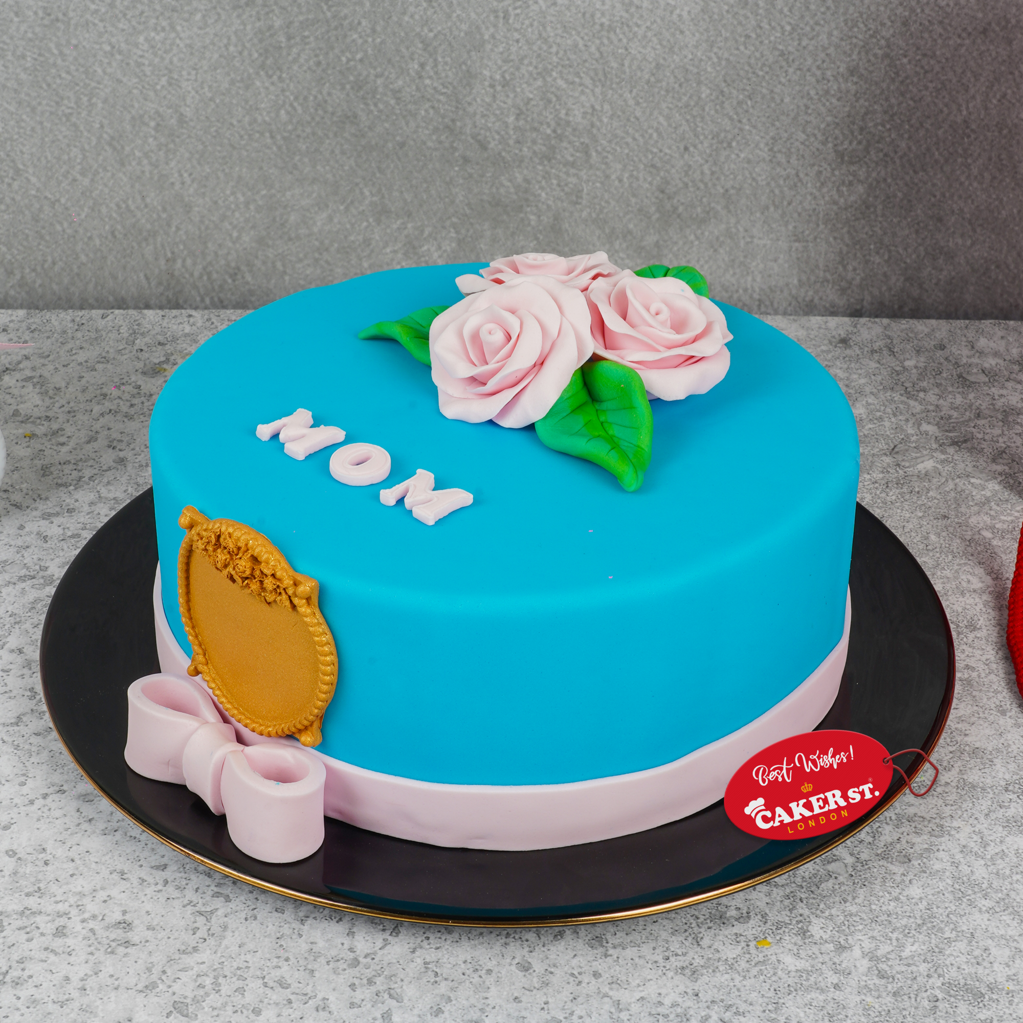  Pink Rose Mothers Cake