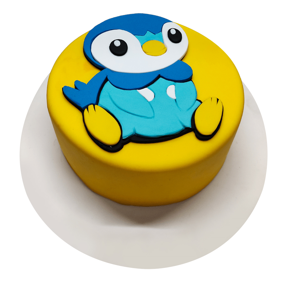Piplup Pokémon Birthday Cake
