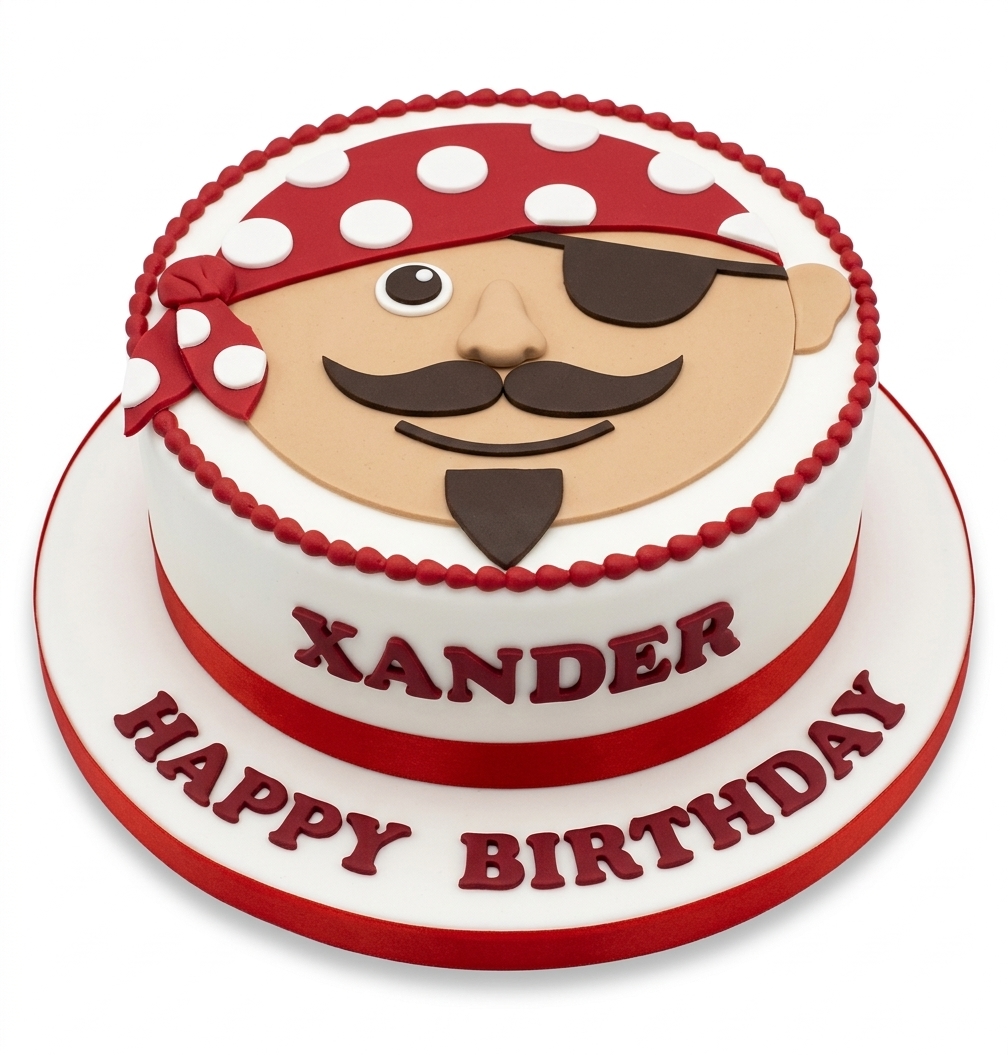 Pirate Birthday Cake for Boys
