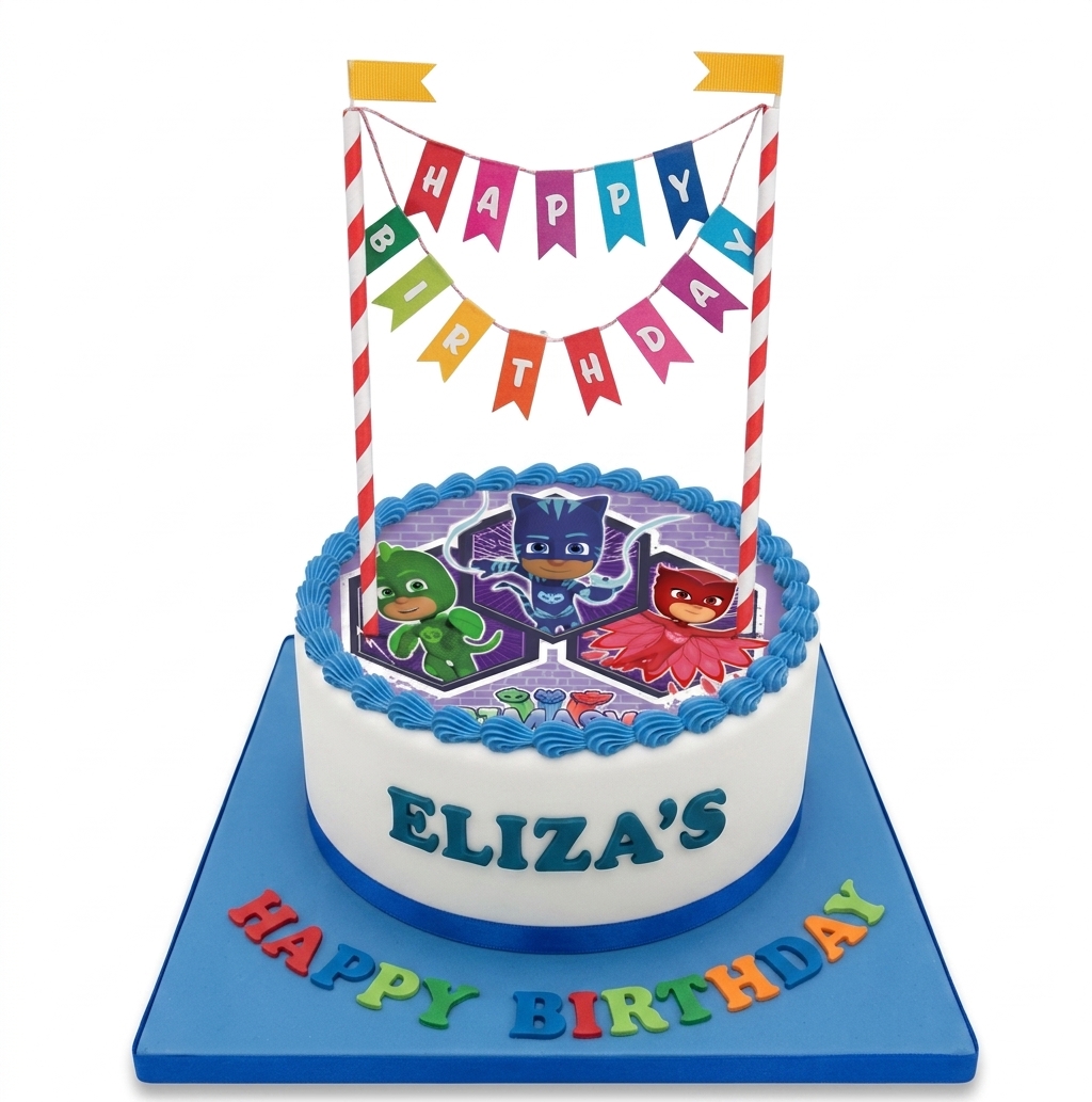 PJ Masks Kids Birthday Cake