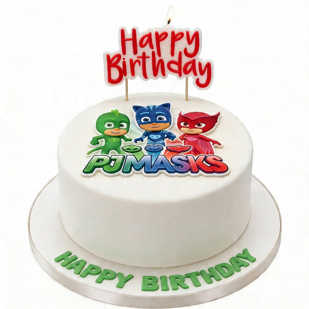 PJ Masks Birthday Cake