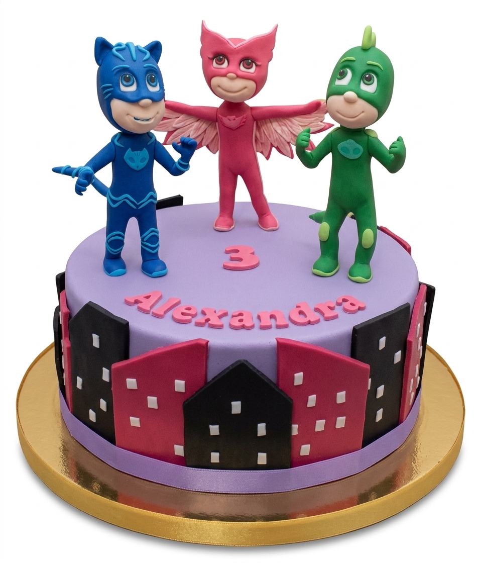 PJ Masks Kids Birthday Cake