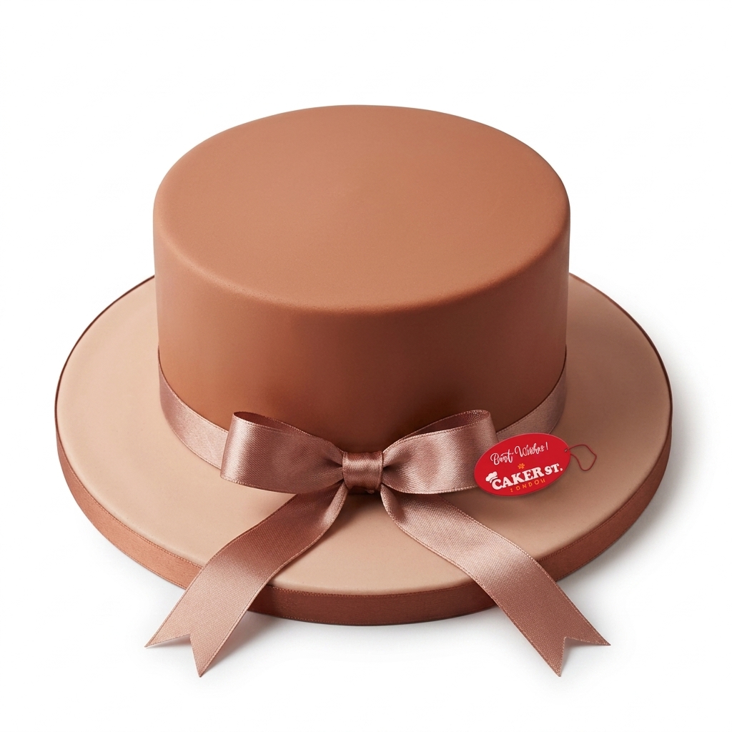 Elegant Top Hat Birthday Cake