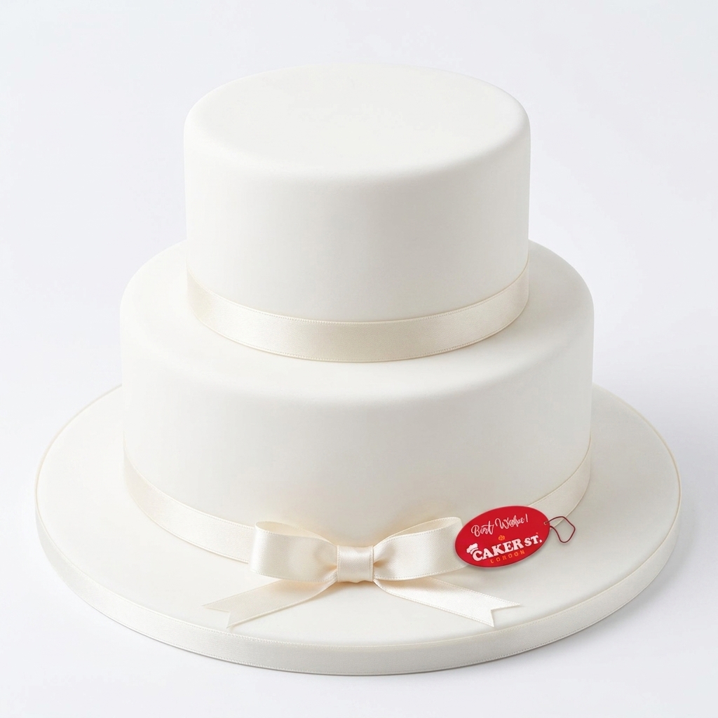 Elegant Two Tier Birthday Cake