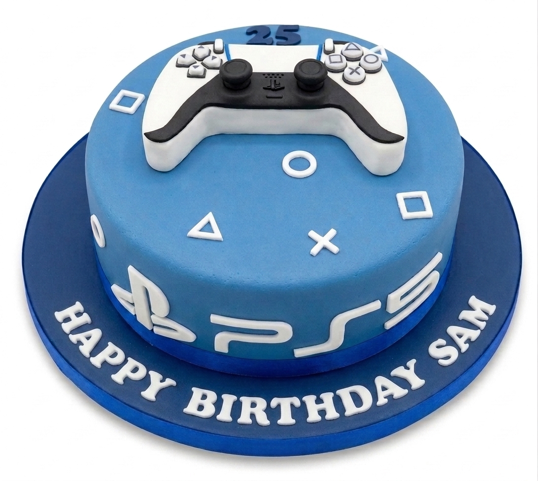 PS5 Gaming Birthday Cake