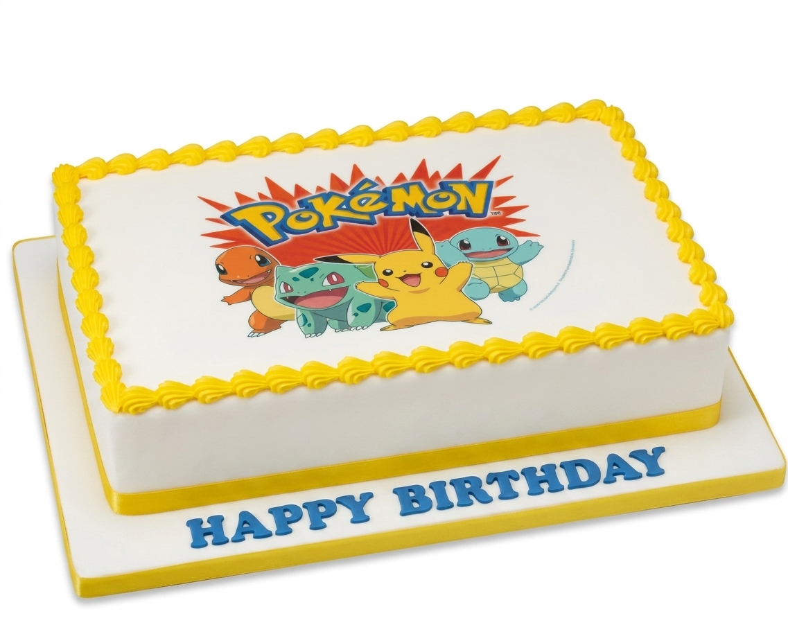 Pokémon Birthday Cake