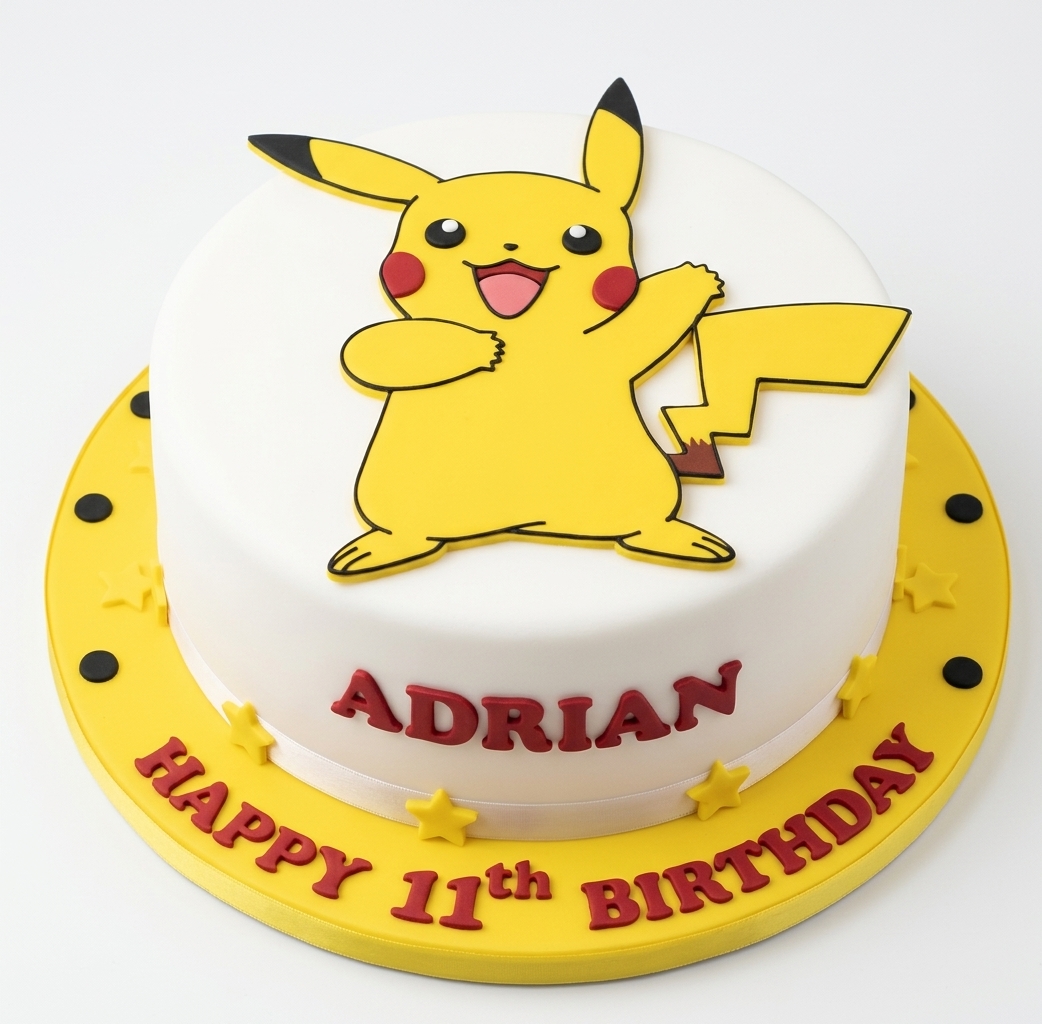 Pikachu Birthday Cake for Kids