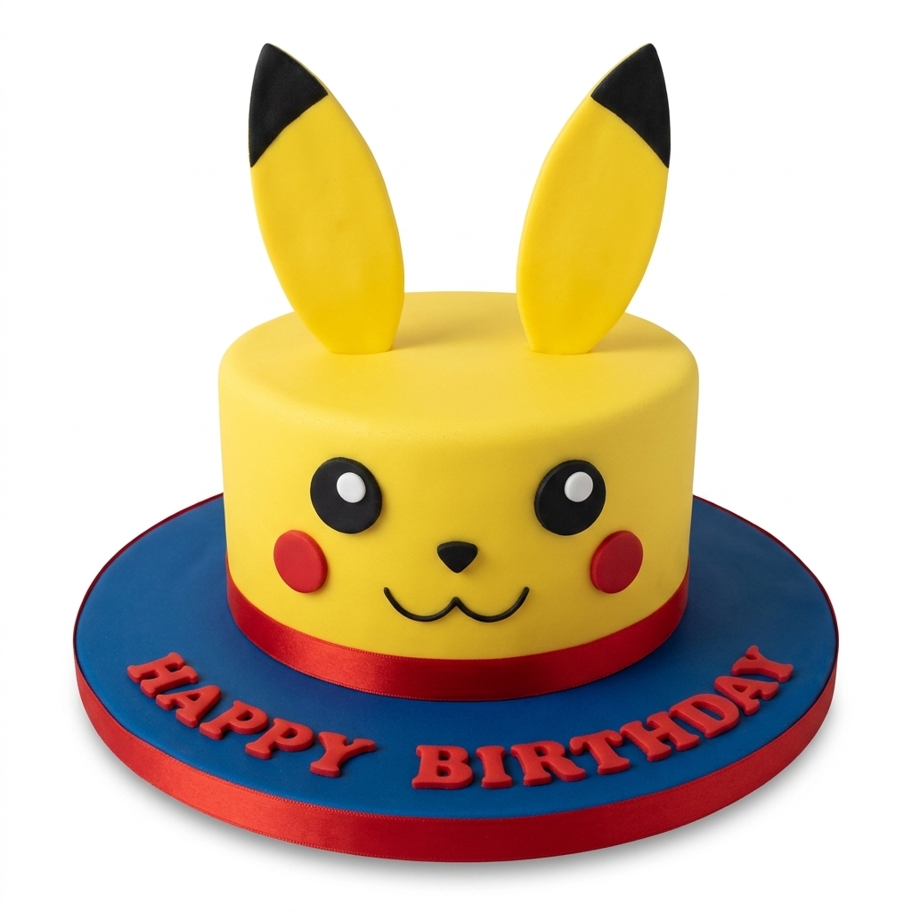 Pikachu Birthday Cake