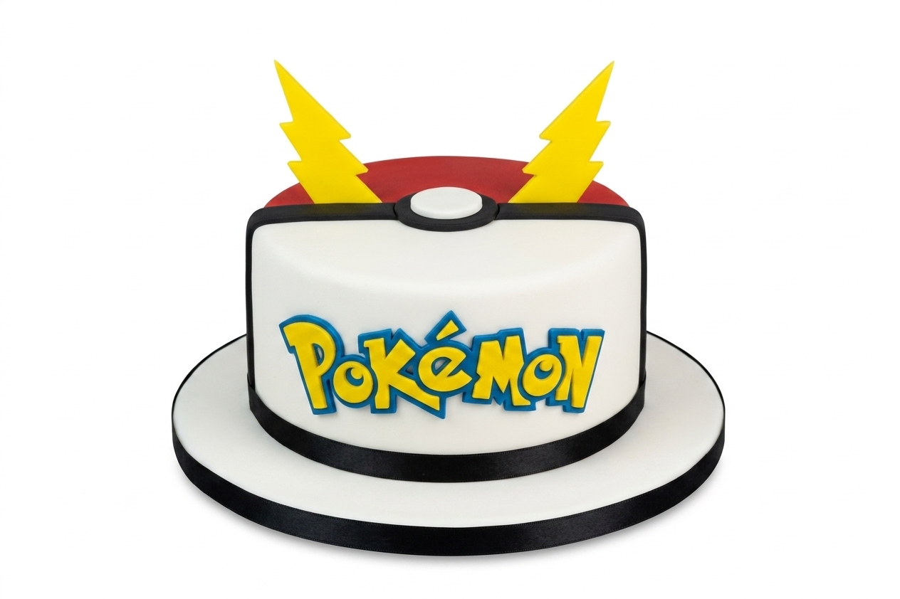 Pokémon Poké Ball Birthday Cake