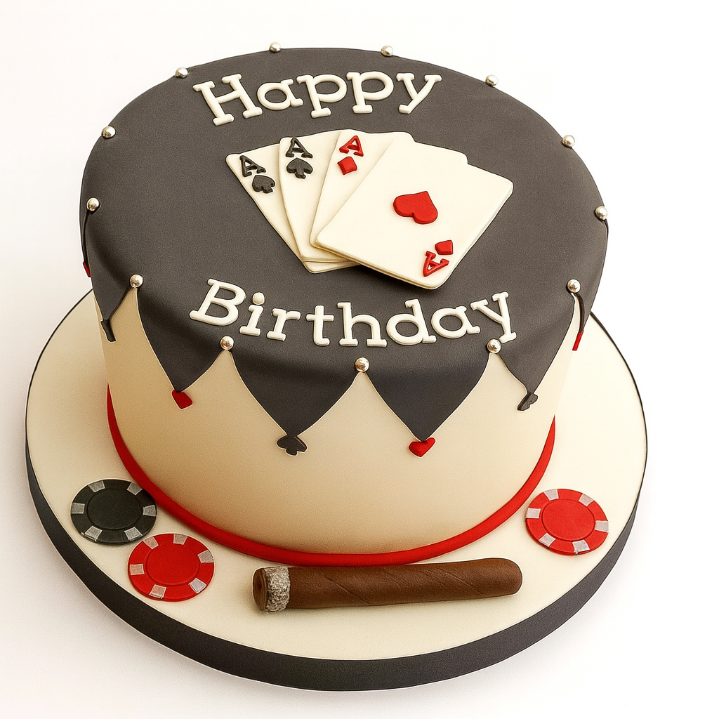 Poker cake