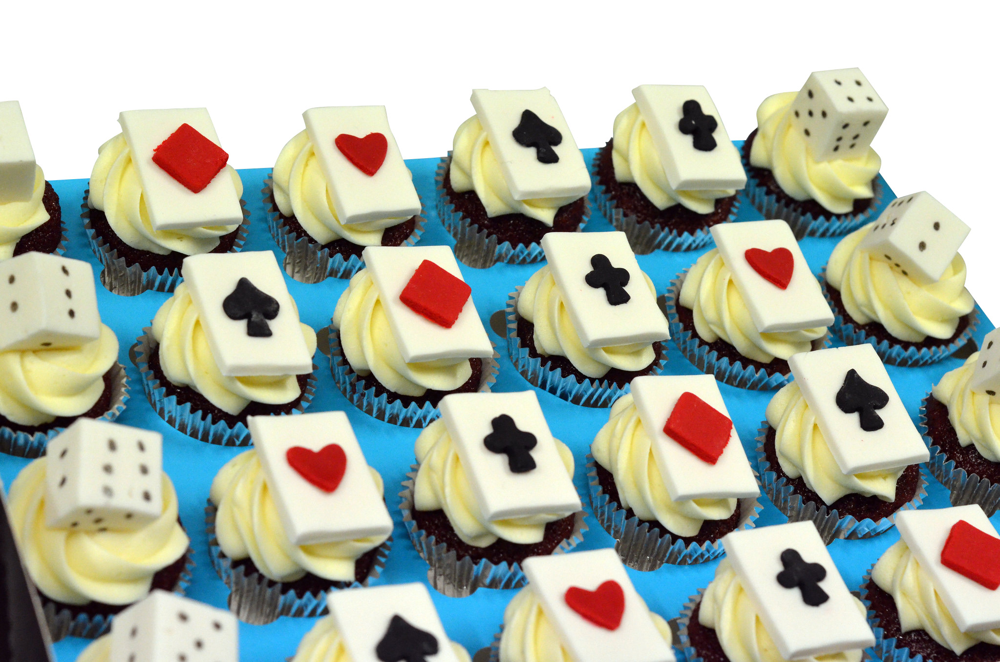 Poker Theme Cupcakes - Pack of 6