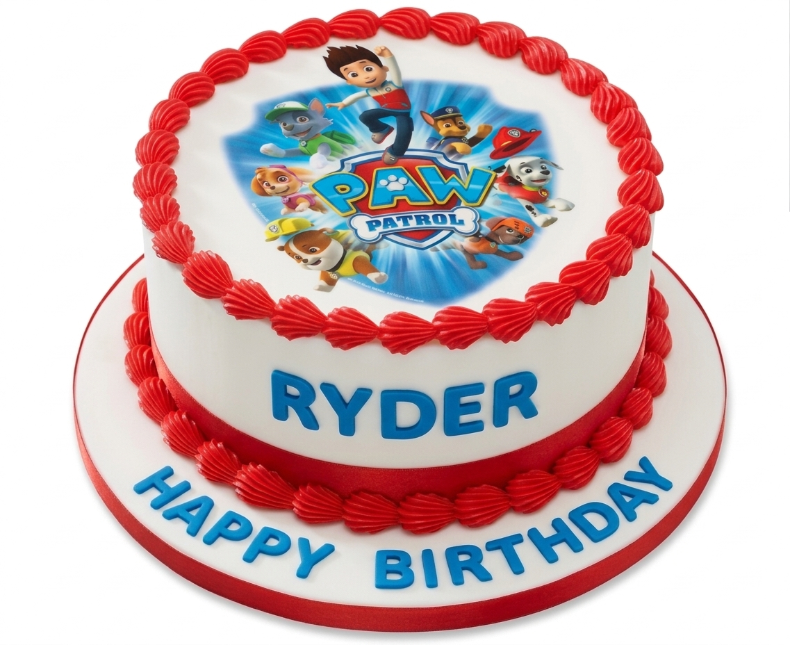 Paw Patrol Kids Birthday Cake