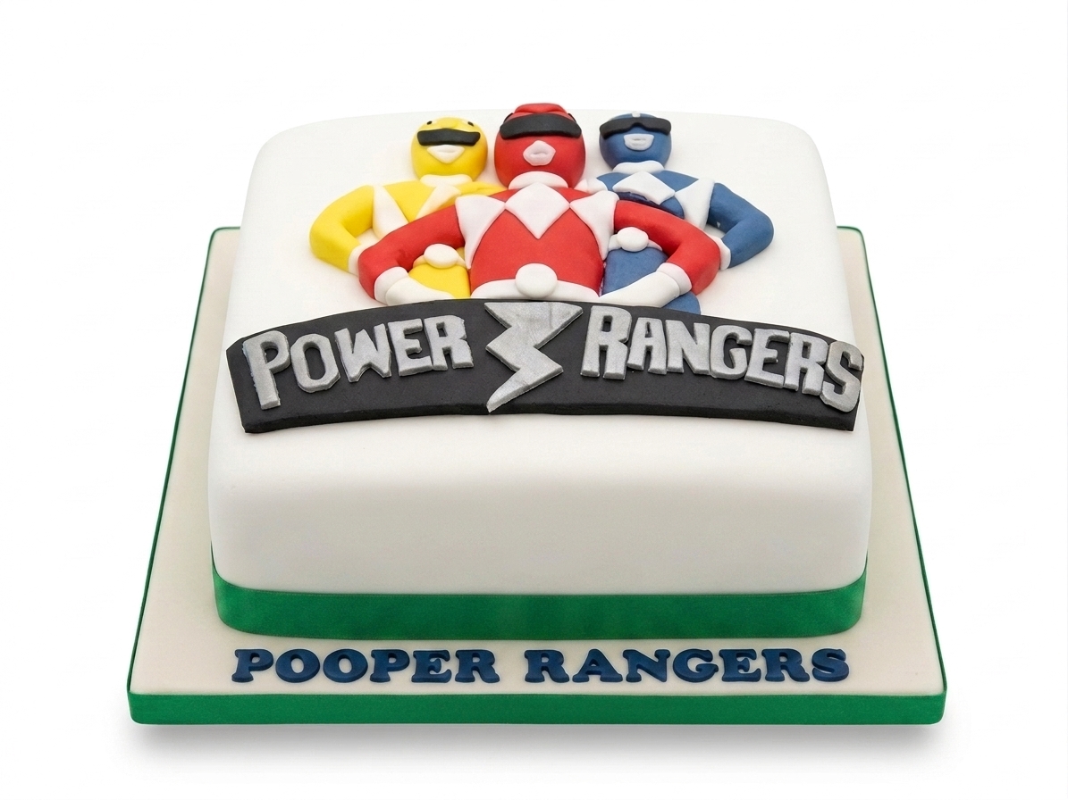 Power Rangers Birthday Cake