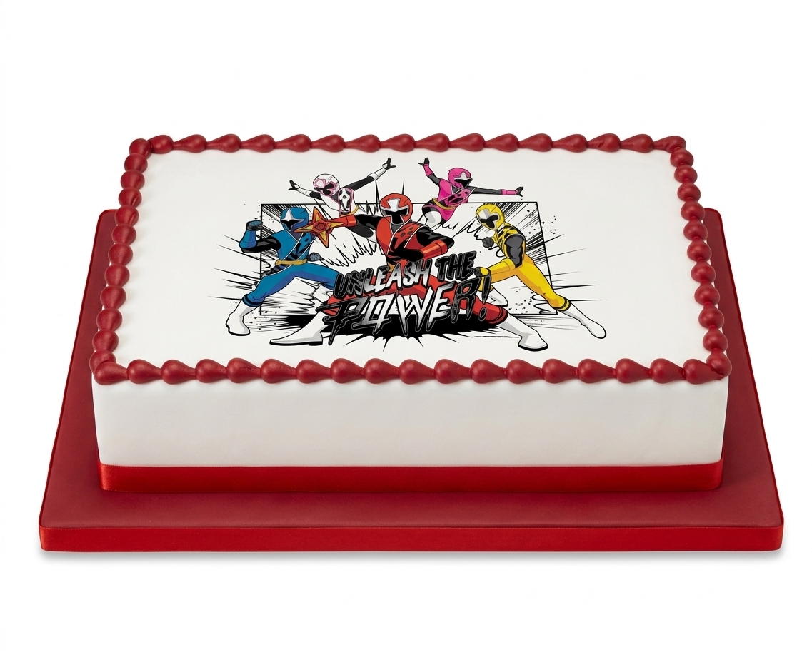 Power Rangers Birthday Cake