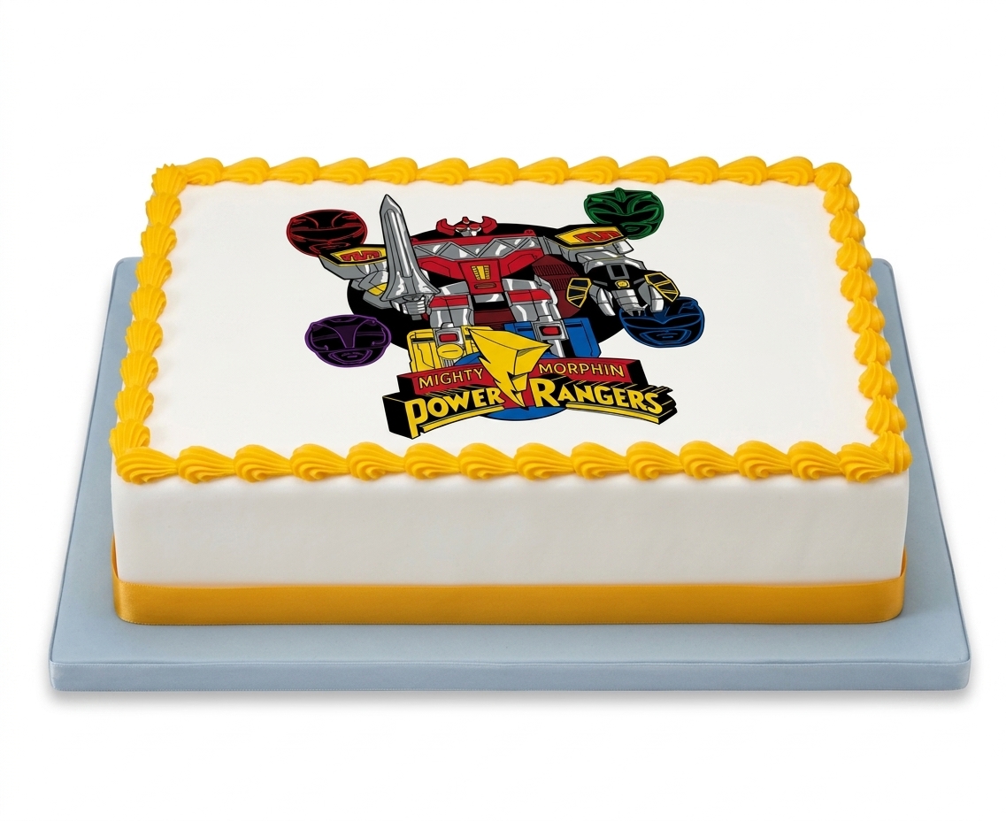Power Rangers Birthday Cake for Kids