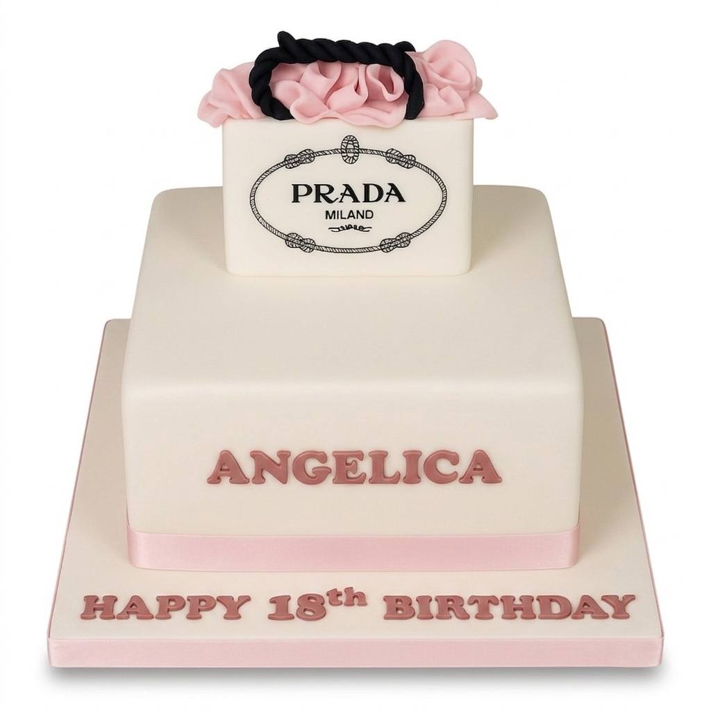 Prada Designer Birthday Cake