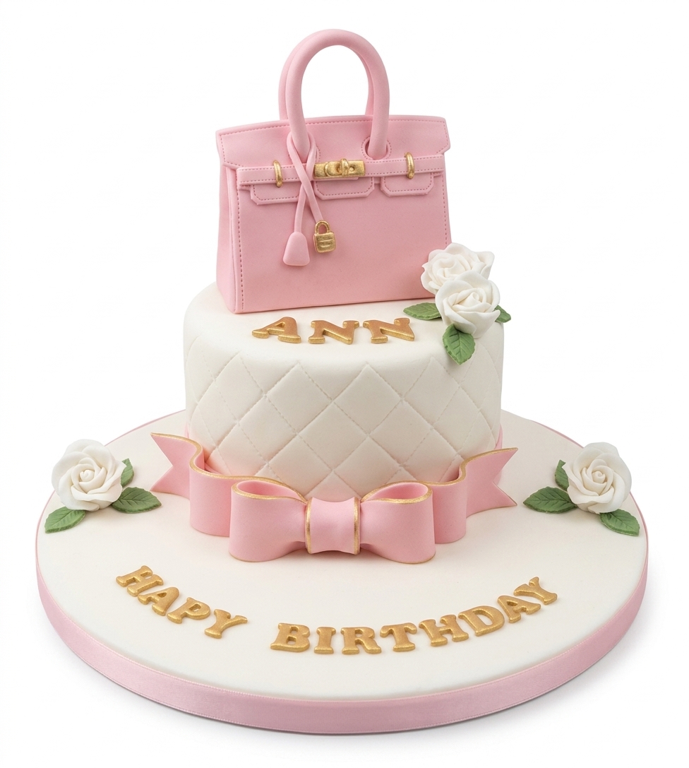Handbag Birthday Cake for Her