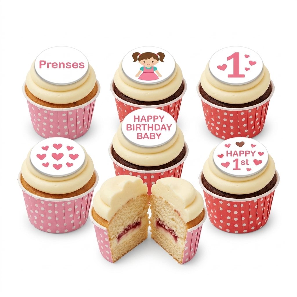 Princess Birthday Cupcakes for Girls