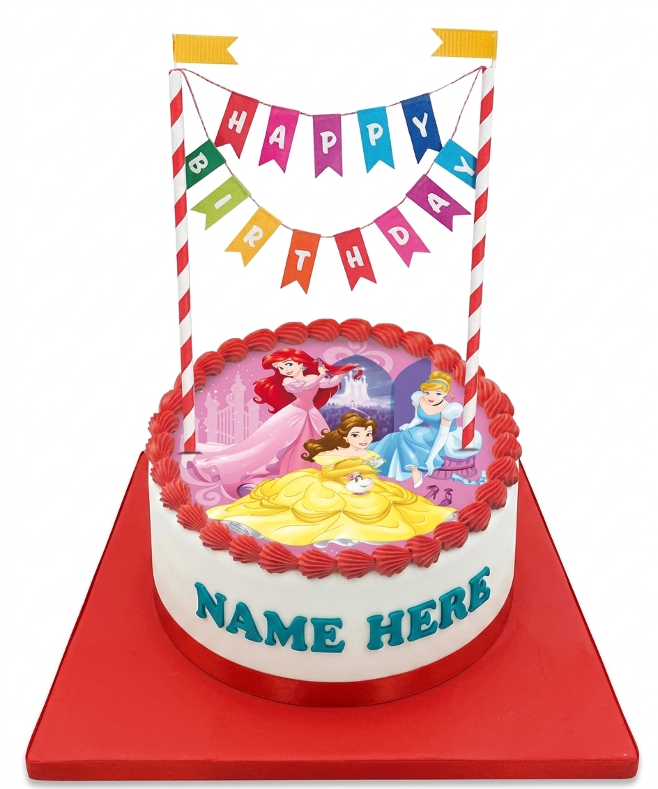 Disney Princess Birthday Cake for Girls