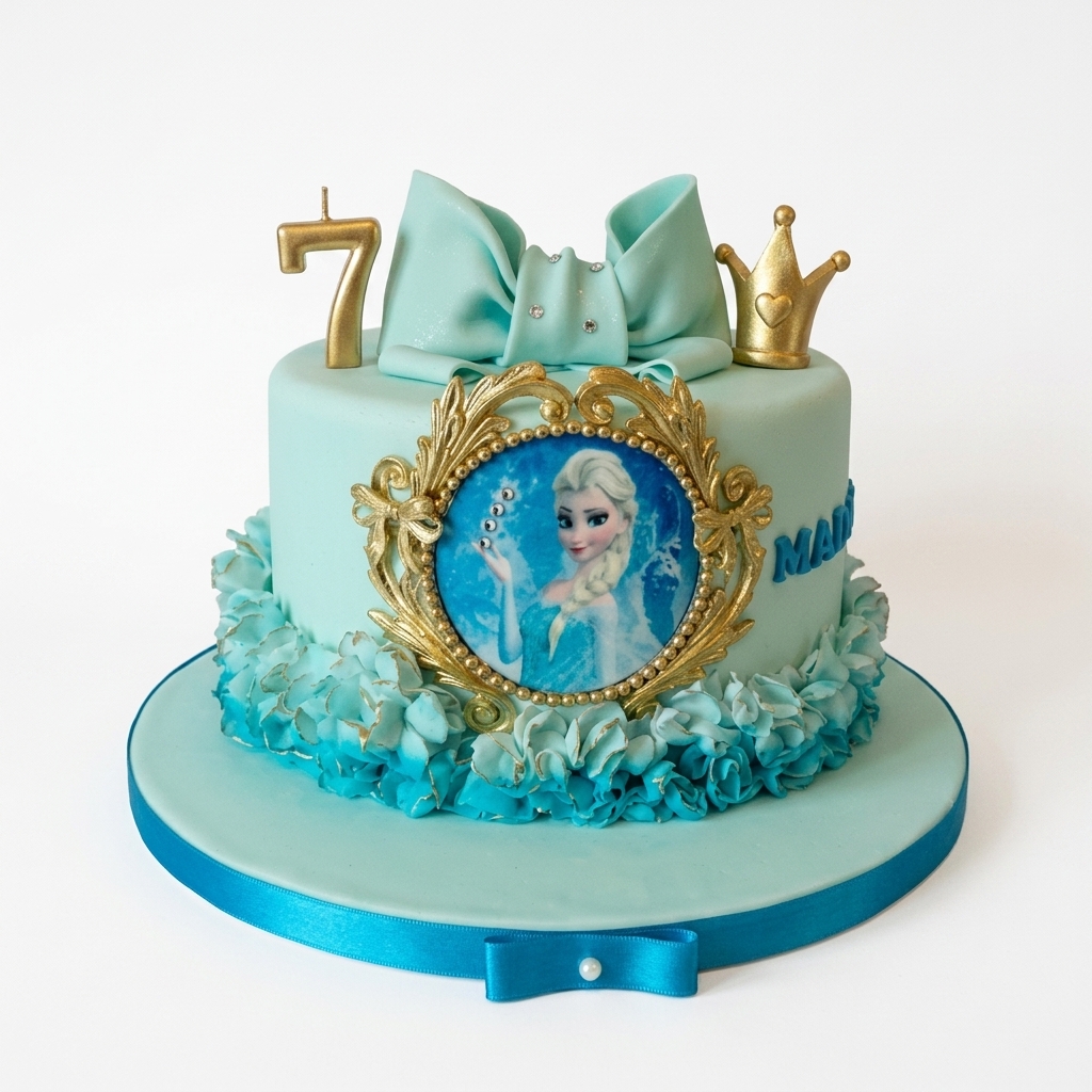 Frozen Elsa Birthday Cake for Girls