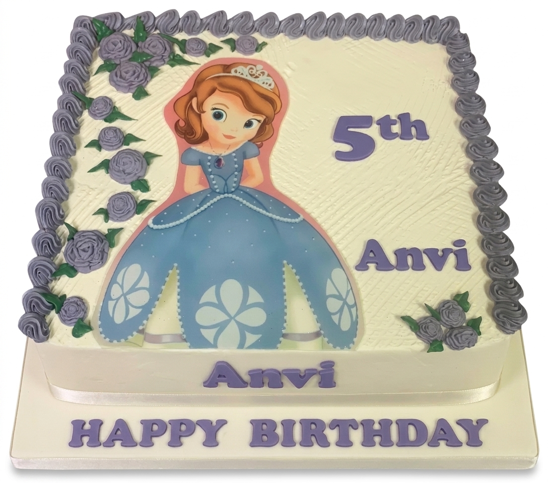 Sofia the First Princess Birthday Cake