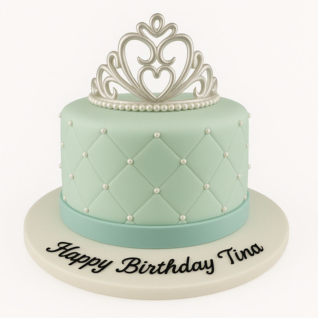 Princess Tiara Birthday Cake