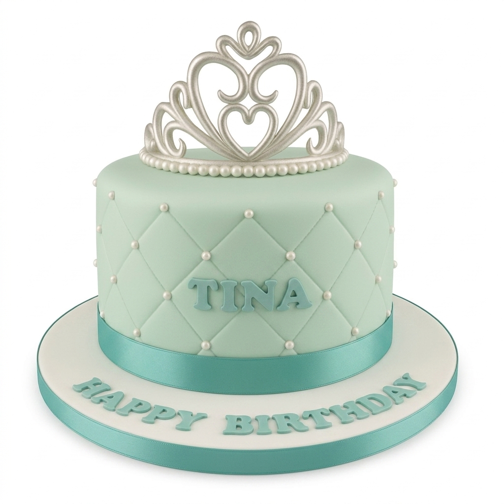 Tiara Birthday Cake for Girls