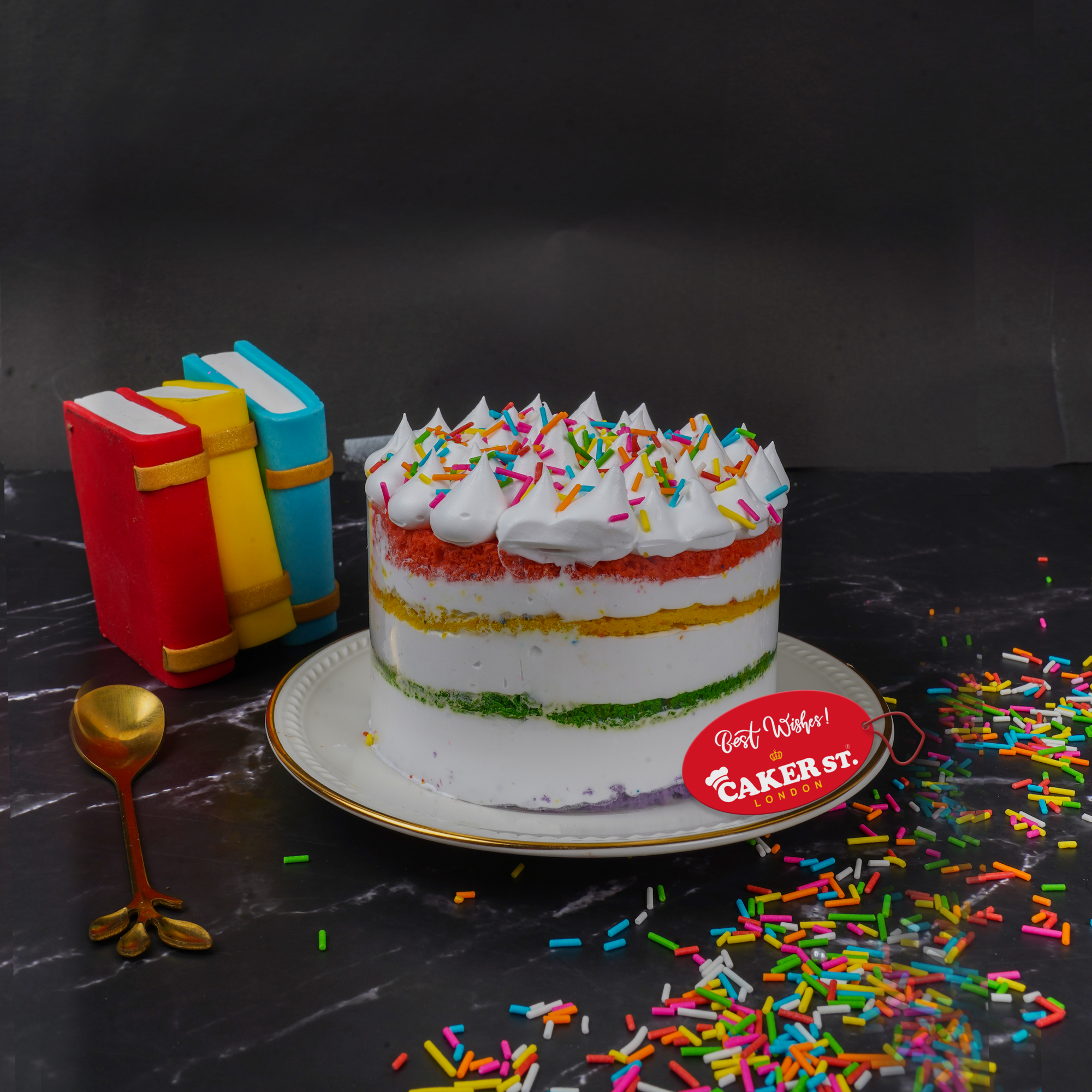 Prism of Flavor Vanilla Cake