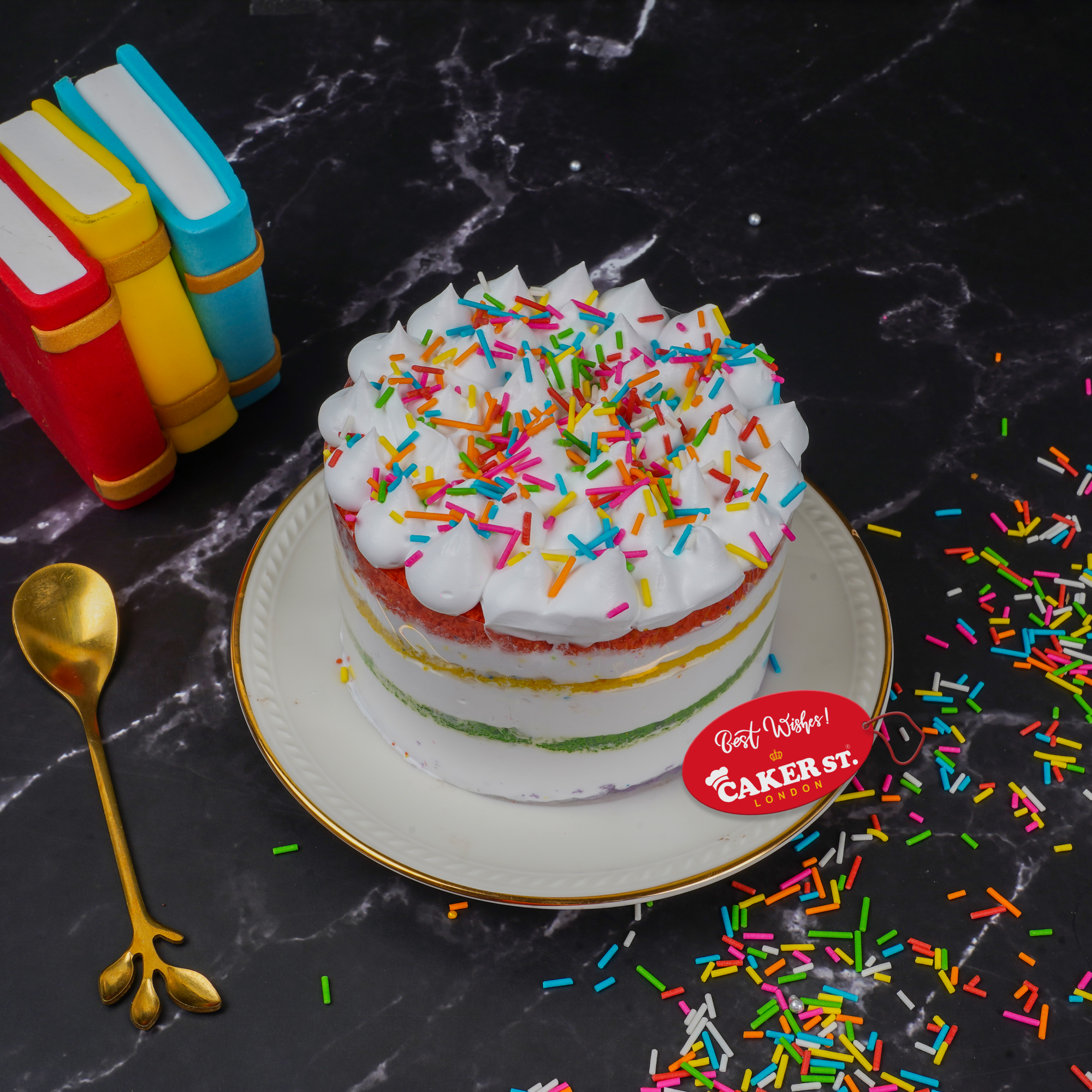 Prism of Flavor Vanilla Cake
