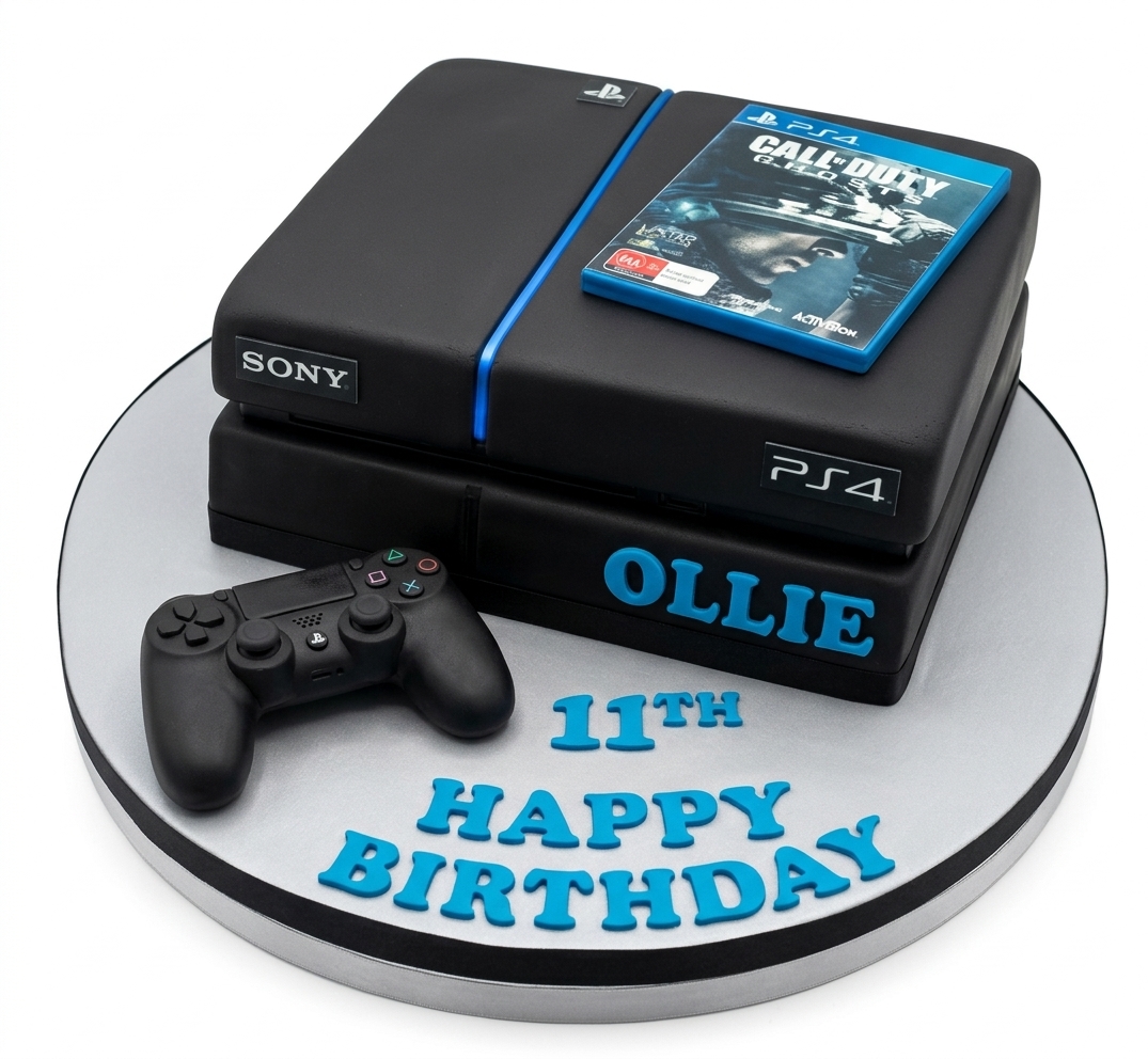 PlayStation Gaming Birthday Cake