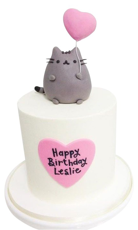 Pusheen the cat cake