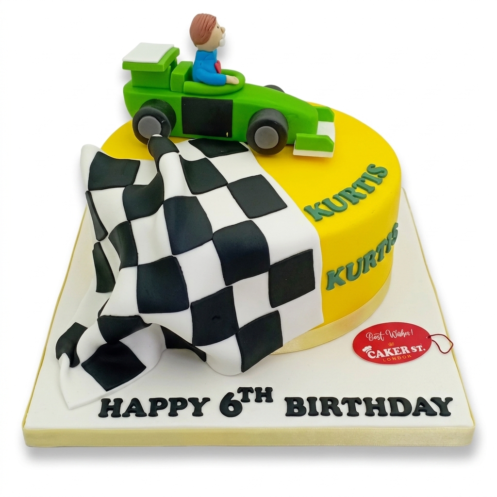 Formula One Racing Car Birthday Cake