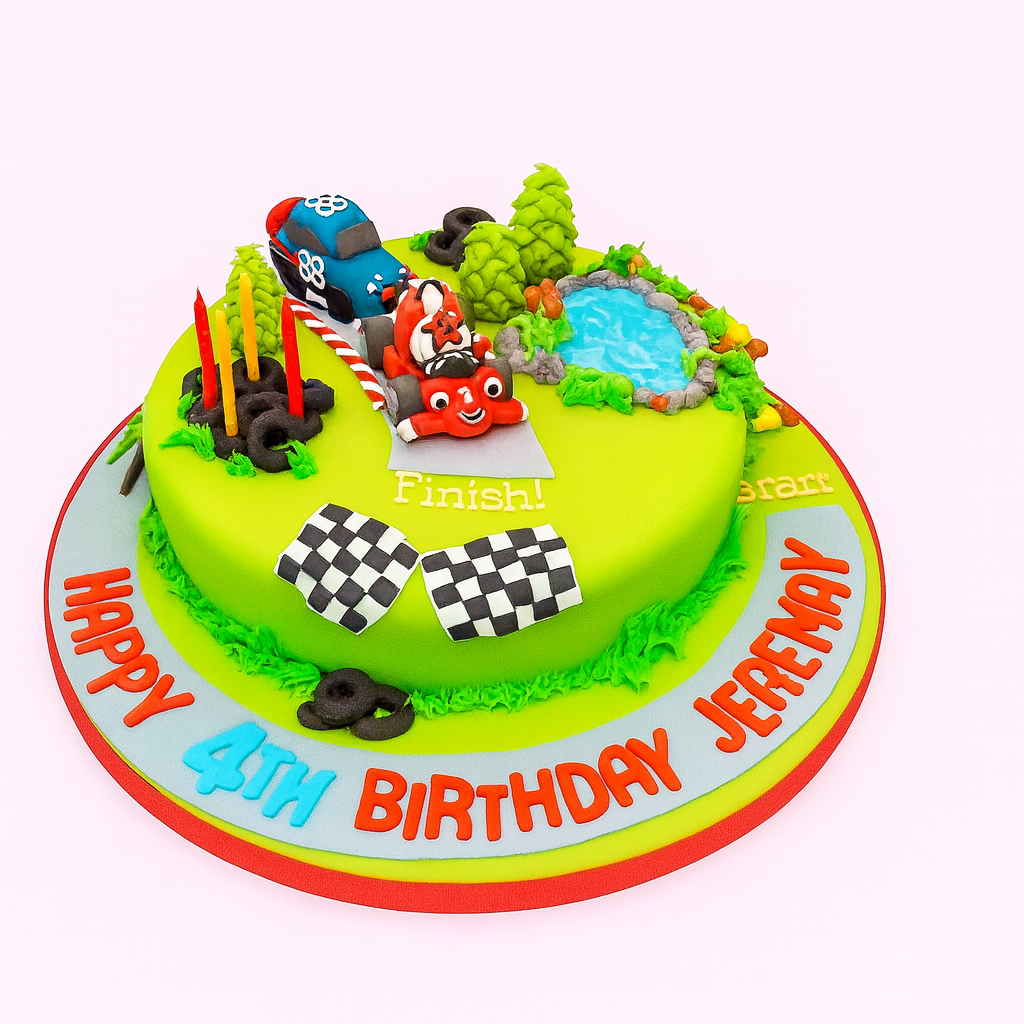 Racing Car Cake