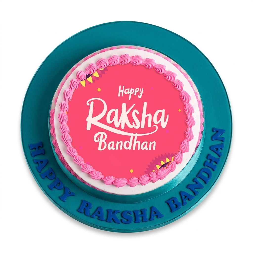 Happy Raksha Bandhan Celebration Cake