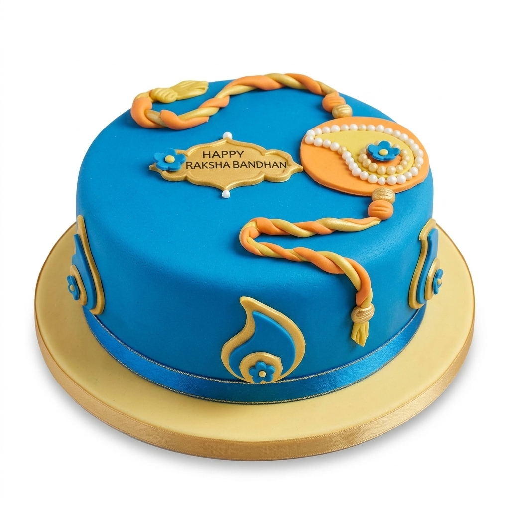 Happy Raksha Bandhan Celebration Cake