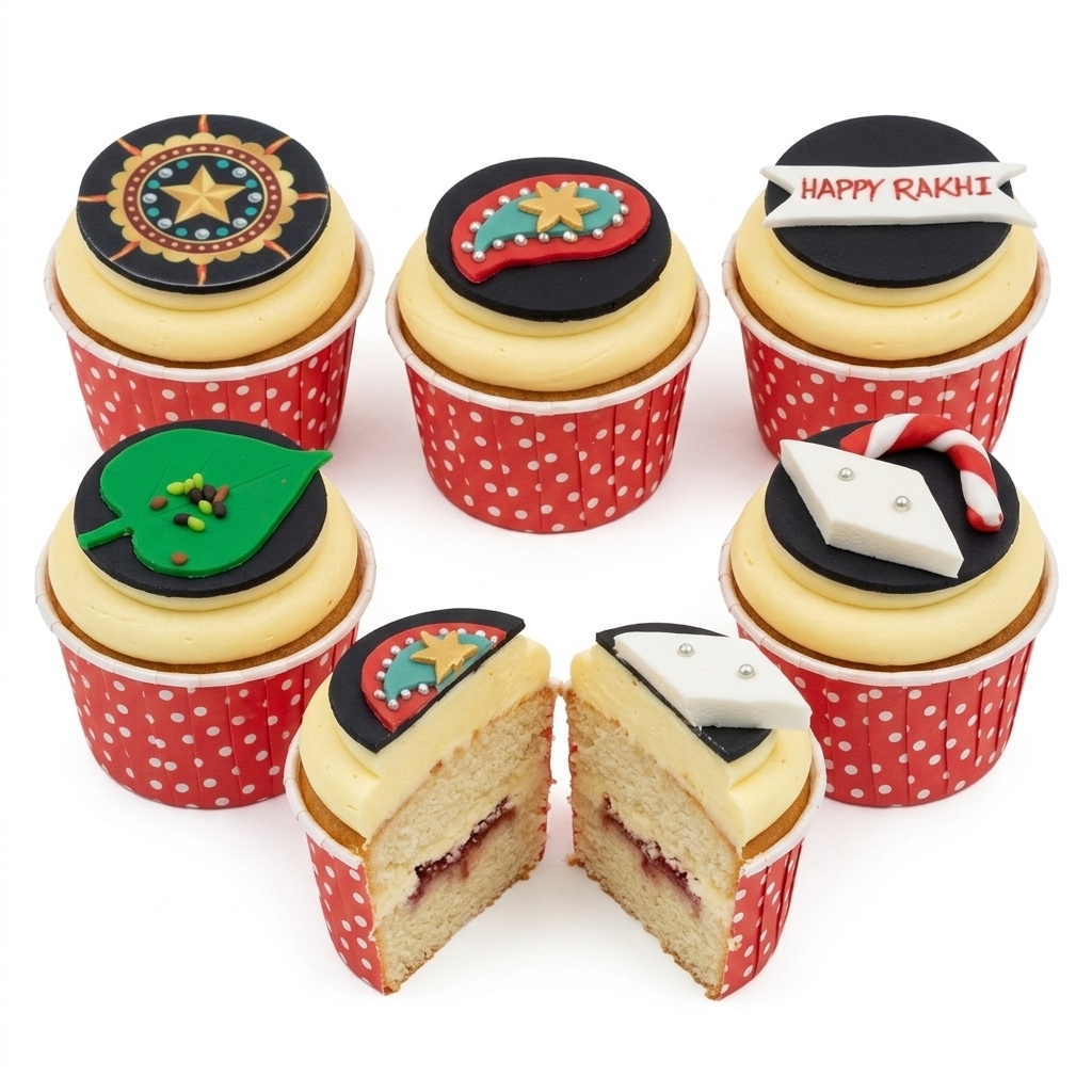 Rakhi Celebration Cupcakes