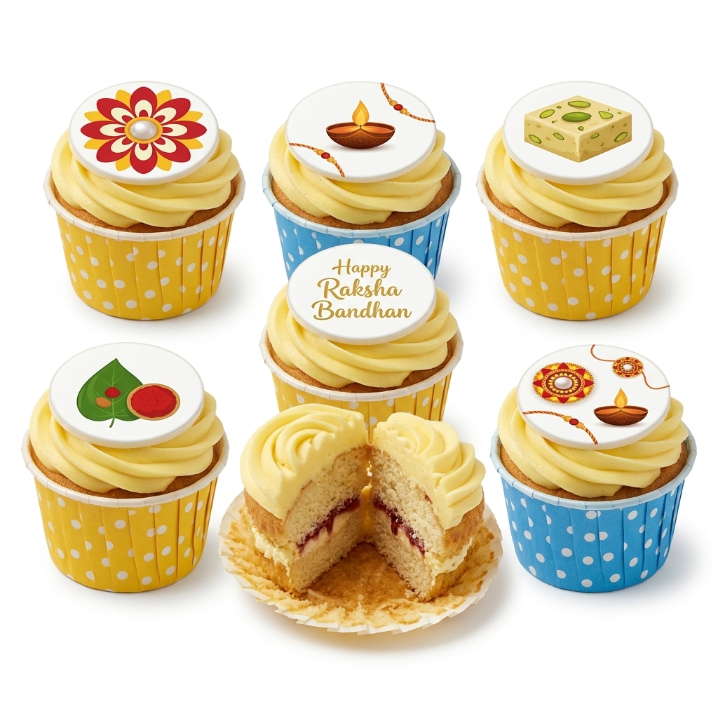 Raksha Bandhan Celebration Cupcakes
