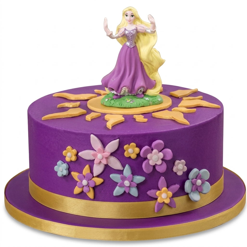 Disney Princess Rapunzel Birthday Cake
