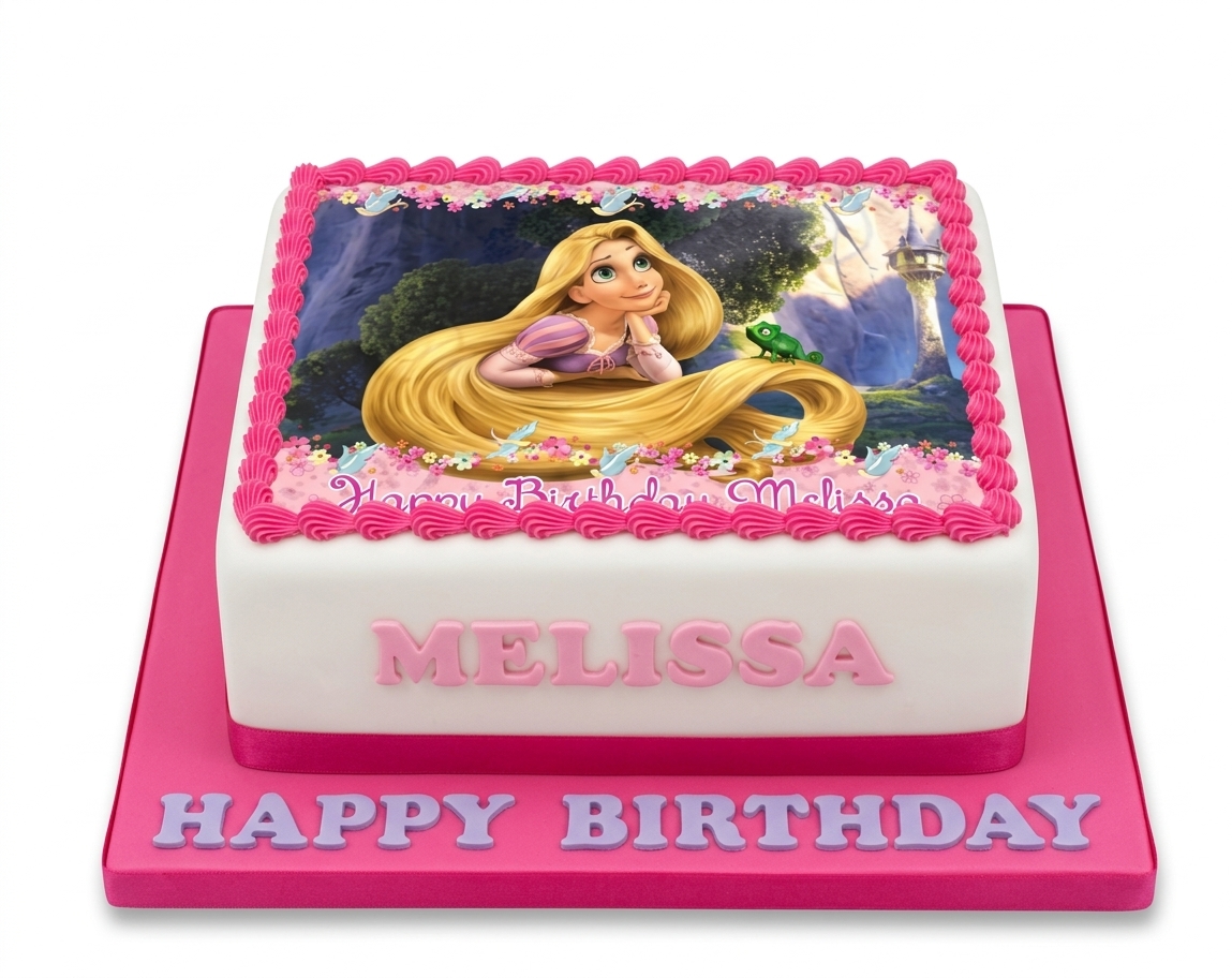 Disney Rapunzel Birthday Cake for Girls