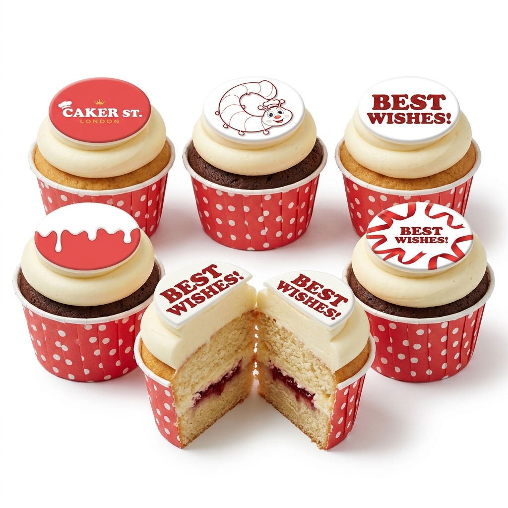Best Wishes Celebration Cupcakes