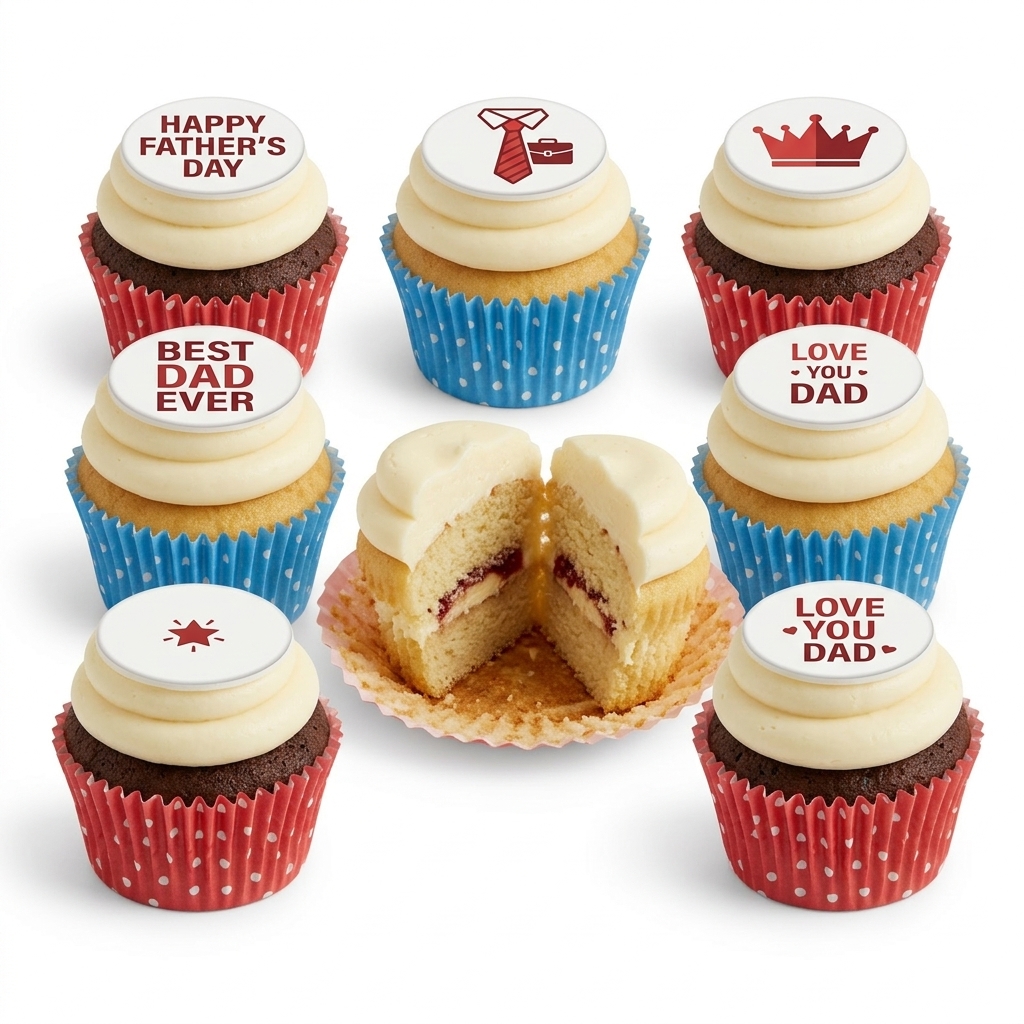 Happy Father's Day Cupcakes