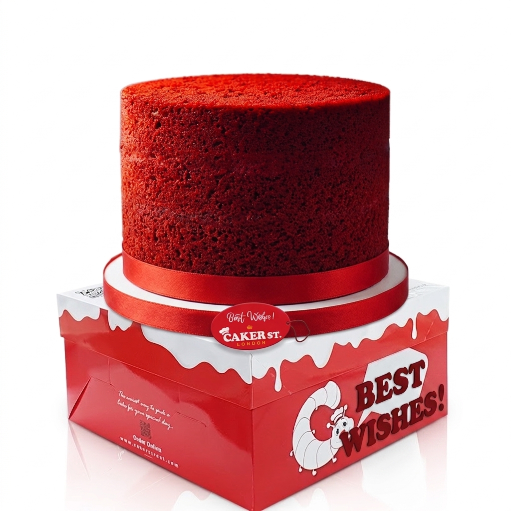 Red Classic Birthday Cake