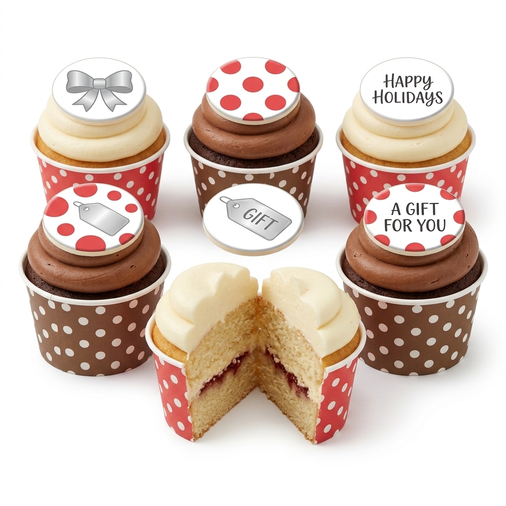 Holiday Gift Cupcakes