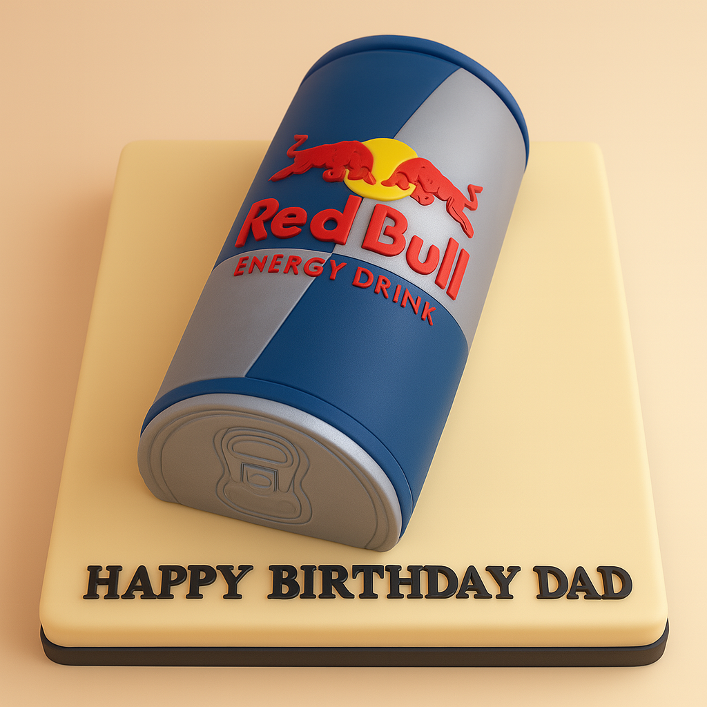 Redbull cake