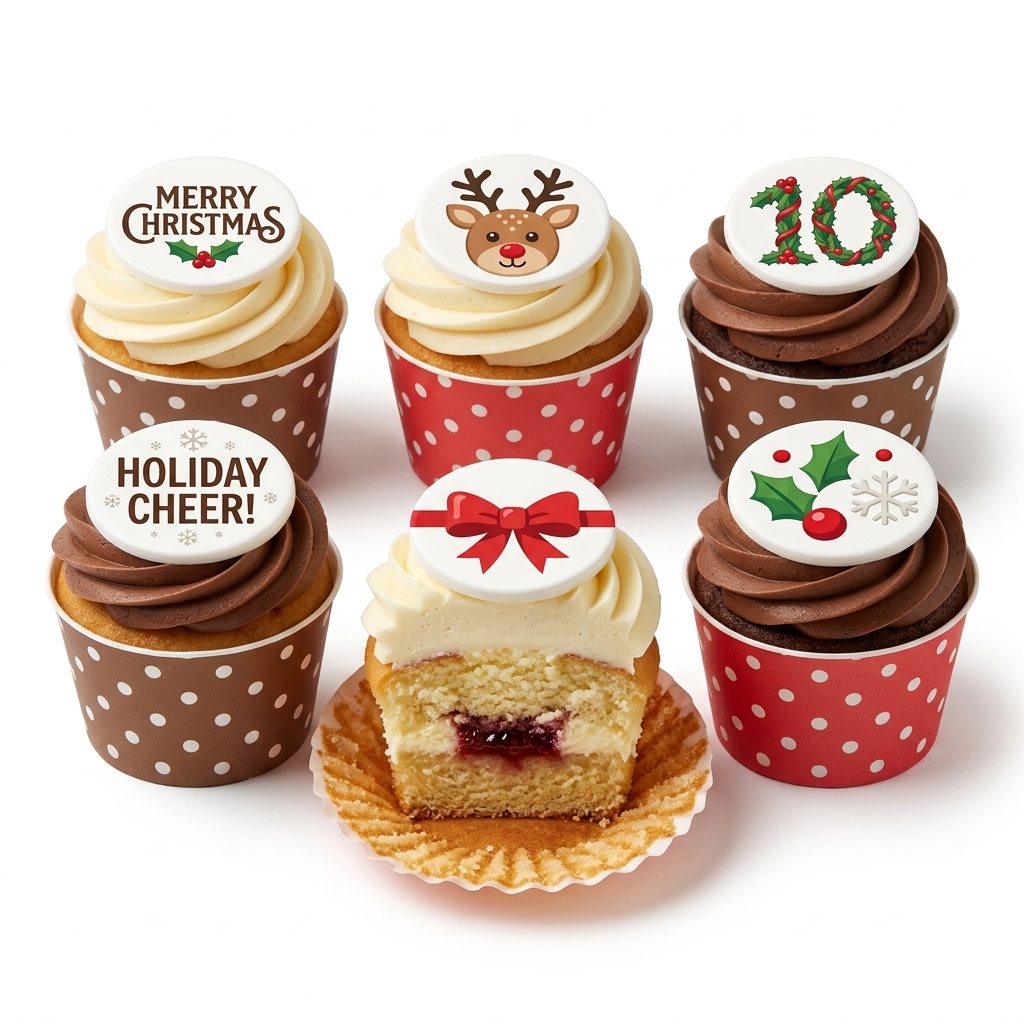 Festive Christmas Cupcakes